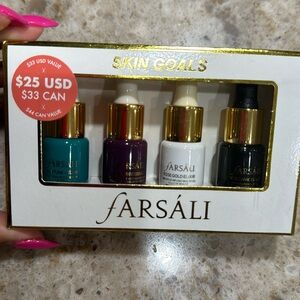 Farsali skin goals bundle - 4 bottles - NIB